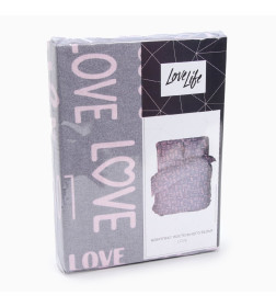 Постельное бельё LoveLife 1,5 сп Love 153*215см, 145*220см, 70*70см-1шт, 100% хлопок, бязь, 125г/м2 10404357