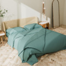 Постельное бельё Этель Дуэт Green paradise 143х215-2шт, 215х240, 50х70+3-2 шт, мако-сатин, 114г/м2 (9144627) 