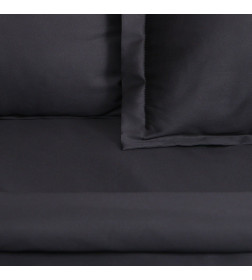 Постельное бельё Этель 2 сп "Jet black" 175х215, 200х215, 50х70+3-2 шт, мако-сатин, 114г/м2