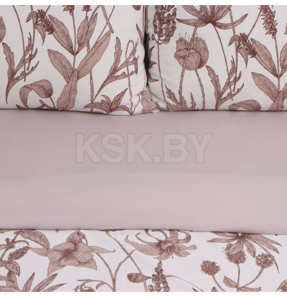 Постельное бельё LoveLife евро Spring 200х220см,225х240см,50х70см-2шт, жатка, 100% п/э, 100гр/м2 (10322849) 