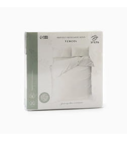 Постельное бельё Этель 1,5сп Tencel 155*210см, 160*245см, 50*70см-2шт, цвет белый