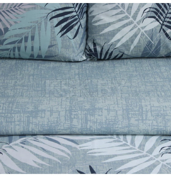 Постельное бельё Этель дуэт Areca palm, 143х215см-2шт, 220х240см, 50х70см-2шт, поплин, 125 г/м2 (10389648) 