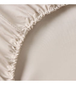 Простыня на резинке "Этель" Ivory 180*200+30 см , 100% хлопок, перкаль (300 нитей) 10682977