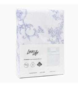 Комплект постельного белья LoveLife 1.5 сп "Вьюнок" 147*210,150*215,50*70 -1 шт,100% хлопок,бязь 120 г/м2