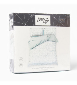 Постельное бельё LoveLife евро Summer day 200х220см,225х240см,50х70см-2шт, жатка, 100% п/э, 100гр/м2