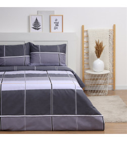 Постельное бельё LoveLife евро Linear comfort 200х217см, 225х240см, 50х70см-2шт, хлопок, сатин, 125г/