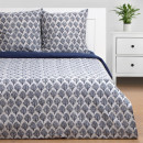 Постельное бельё Этель 2 сп Blue ornament, 175х215 см, 200х220 см, 70х70 см -2 шт, бязь 125 г/м2 (9946999) 