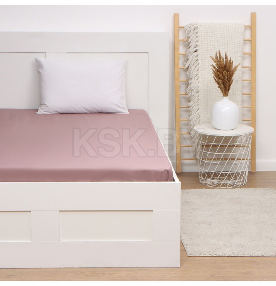 Простыня Этель Twilight Mauve 200*215, 100% хлопок, мако-сатин, 114г/м2 9933782 (9933782)