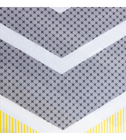 Постельное бельё Этель 2 сп Gray geometry 175х215см,200х220см,50х70см-2 шт, бязь, 125 г/м2