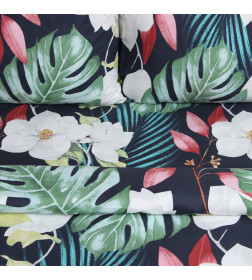 Постельное бельё Экономь и Я 2 сп Magical tropics 175*215см,180*215см,50*70см-2 шт, полисатин, 80 г/м² 10624086