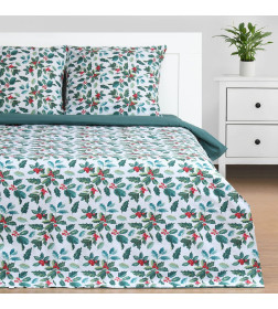 Постельное бельё «Этель» 1.5 сп Winter berries 143х215 см,150х214 см, 70х70 см 2 шт, поплин