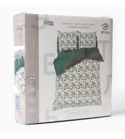 Постельное бельё «Этель» 1.5 сп Winter berries 143х215 см,150х214 см, 70х70 см 2 шт, поплин