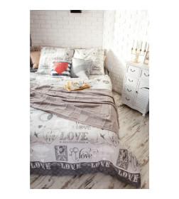 Постельное бельё "Этель" 2 сп Love 175*215 см, 200*220 см, 70*70 см -2 шт, 100% хлопок, бязь 125 г/м2