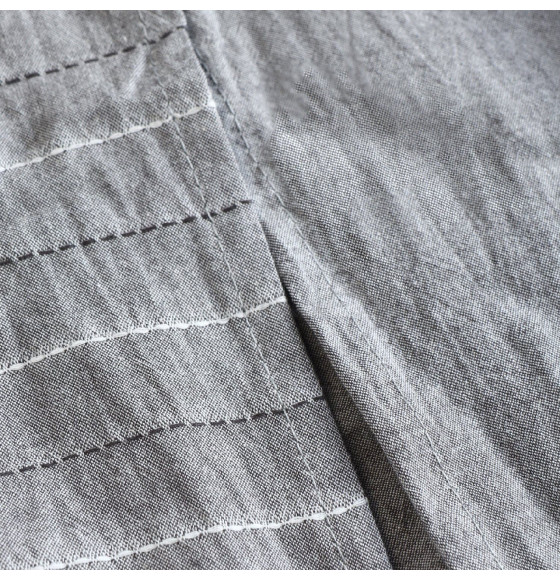 Постельное бельё SL Home Cotton line 2 сп 180*220см, 240*225 см, 50*70-2шт, цв.серый, 100% хлопок (10831069) 