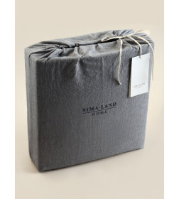 Постельное бельё SL Home Cotton line 2 сп 180*220см, 240*225 см, 50*70-2шт, цв.серый, 100% хлопок
