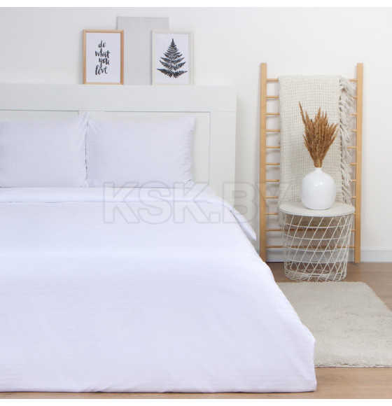 Комплект постельного белья LoveLife евро White lines 200*217 см, 230*240 см, 50*70 см -2 шт, страйп-сатин, 100%п/э (10253918) 