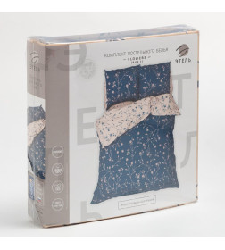 Постельное белье Этель евро «Flowers» 200*217 см,220*240 см,70*70 см -2 шт.
