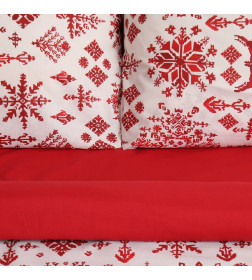 Постельное бельё «"Этель"» 2 сп Christmas sketch 175х215 см, 200х220 см,70х70 см -2 шт, поплин