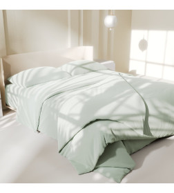 Постельное бельё LoveLife дуэт "Green tea" 150х215 см-2 шт, 225х240 см, 50х70±3 см-2 шт, микрофибра 85 гр