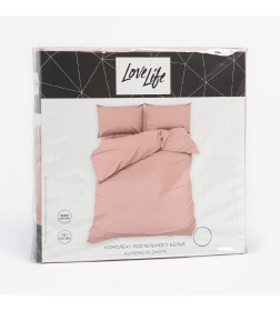 Постельное бельё LoveLife 2 сп "Almond flower" 180х215 см, 200х225 см, 50х70±3 см-2 шт, микрофибра 85 гр