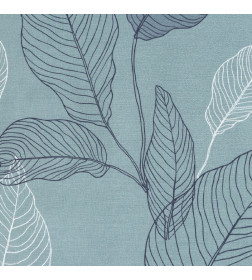 Постельное бельё Этель 2 сп Mint leaves, пододеяльник 175х215 см, наволочки 50х70 см 2 шт, 100% хлопок