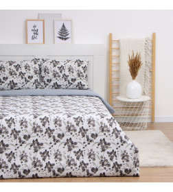 Постельное бельё LoveLife 2сп Flowers 175х215см,200х240см,50х70см-2шт, жатка, 100% п/э, 100гр/м2