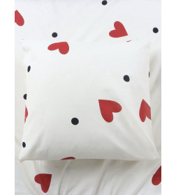 Постельное бельё "Этель" Евро First love 200*217 см, 220*240 см, 70*70 см - 2 шт, бязь 125 г/м2, хл 100%