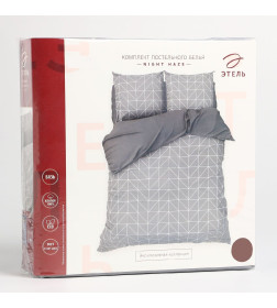 Постельное бельё Этель дуэт Night haze 143х215 см - 2 шт, 220х240 см, 70х70 см -2 шт