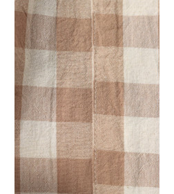 Постельное бельё Этель 1.5 сп Beige cage 155х210 см,160х240 см, 50х70-2шт, 100% жатый хлопок, 140 гр/м2