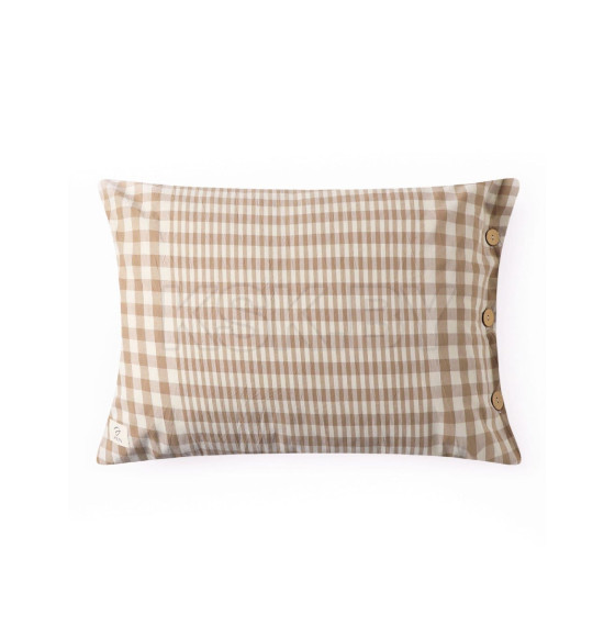 Постельное бельё Этель 1.5 сп Beige cage 155х210 см,160х240 см, 50х70-2шт, 100% жатый хлопок, 140 гр/м2 (9446464) 