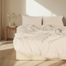 Постельное бельё SL Home Cotton line евро 200*220см, 240*225 см, 50*70-2шт, цв.молочный,100% хлопок (10831073) 