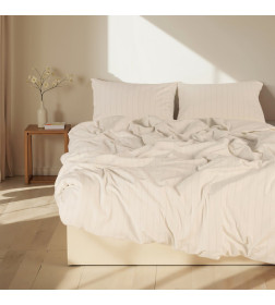 Постельное бельё SL Home Cotton line евро 200*220см, 240*225 см, 50*70-2шт, цв.молочный,100% хлопок