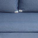 Постельное бельё Этель Denim 2 сп, 180х210см, 220х240см, 50х70-2шт, цвет синий, жатый хлопок, 140 г/м2 (10245418) 