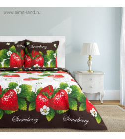 Постельное бельё "Этель" 2 сп. Виктория 175х215 см, 200х220 см, 70х70 см - 2 шт., 100% хлопок, бязь 125 г/м²