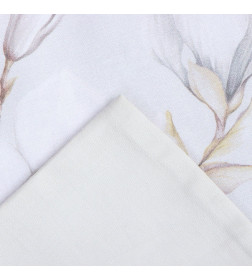 Постельное бельё Этель 1,5 сп Beige flowers, 143х215 см, 150х214 см, 50х70 см -2 шт, мако-сатин 114г/м2