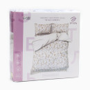 Постельное бельё Этель 1,5 сп Beige flowers, 143х215 см, 150х214 см, 50х70 см -2 шт, мако-сатин 114г/м2 (9947008) 