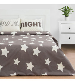 Комплект: пододеяльник и 2 наволочки Good night 175*215 см, 50*70 см - 2 шт, 100% хлопок 6030074