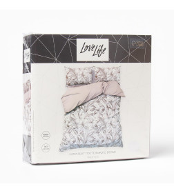Постельное бельё LoveLife дуэт Tropics 143х215см-2шт,225х240см,50х70см-2шт, жатка, 100% п/э, 100гр/м2