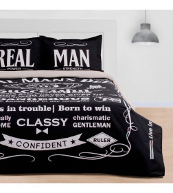 Постельное бельё "Этель" евро Real Man 200х217 см, 240*220 см, 50х70+3 см - 2 шт