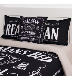 Постельное бельё "Этель" евро Real Man 200х217 см, 240*220 см, 50х70+3 см - 2 шт