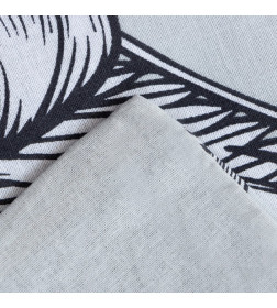 Постельное бельё Этель 1.5 сп Gray tropics 143х215 см, 150х214 см, 70х70 см - 2 шт