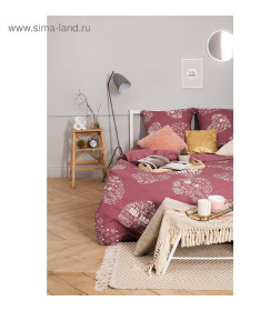 Постельное бельё "Этель" евро Te amo (вид 2) 200 х 217 см, 240*220 см, 70 х 70 - 2 шт, бязь