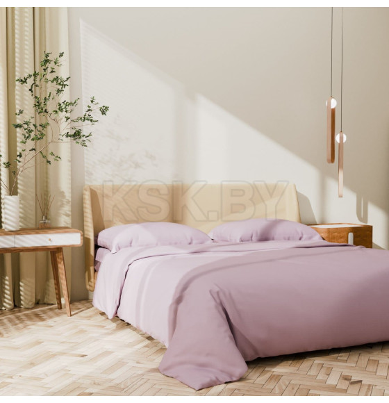 Постельное бельё Этель 1,5 сп Lilac field 143х215, 150х215, 50х70+3-2 шт, мако-сатин, 114г/м2 (9144554) 