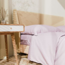 Постельное бельё Этель 1,5 сп Lilac field 143х215, 150х215, 50х70+3-2 шт, мако-сатин, 114г/м2 (9144554) 