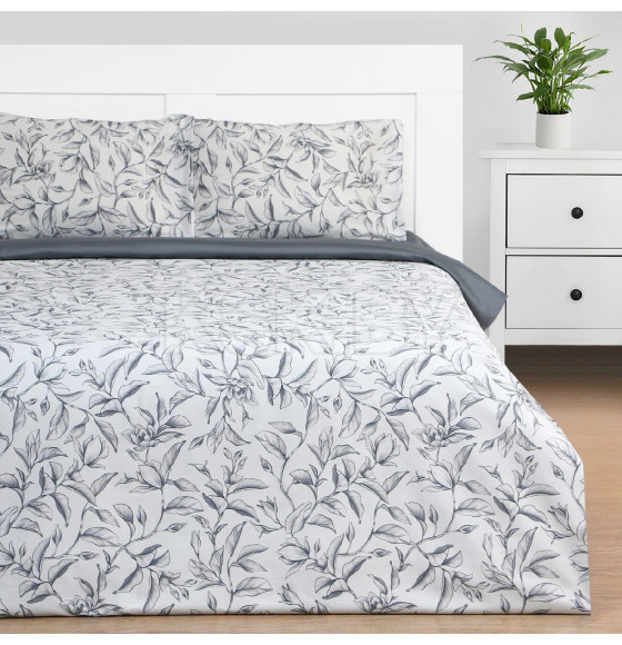 Постельное бельё Этель дуэт Magnolia, 143х215 см - 2 шт, 220х240 см, 50х70 см -2 шт, мако-сатин 114г/м2 (9355455) 