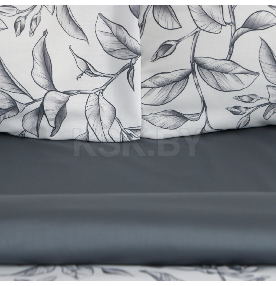 Постельное бельё Этель дуэт Magnolia, 143х215 см - 2 шт, 220х240 см, 50х70 см -2 шт, мако-сатин 114г/м2 (9355455) 