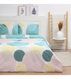 Постельное бельё LoveLife 2 сп "Бабл Гам" 175х215см, 210х220см, 50х70см-2шт, хлопок, бязь, 125г/м2