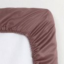 Простыня на резинке Twilight Mauve 180х200х25 см, 100% хлопок, мако-сатин, 114г/м2 (9144537) 