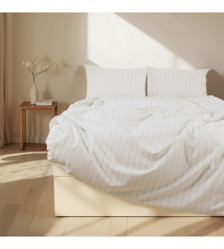 Постельное бельё SL Home Cotton lace евро 200*220см, 240*225 см, 50*70-2шт, цв.молочный,100% хлопок