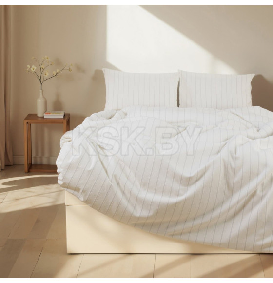 Постельное бельё SL Home Cotton lace евро 200*220см, 240*225 см, 50*70-2шт, цв.молочный,100% хлопок (10831077) 